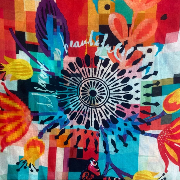 Desigual Women's Begona multicolor Woven Long Sleeve Shirt - Picture 6 of 10